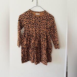 🧡🐆 Tucker + Tate Girls Leopard Print Dress – Size 6 🐆🧡